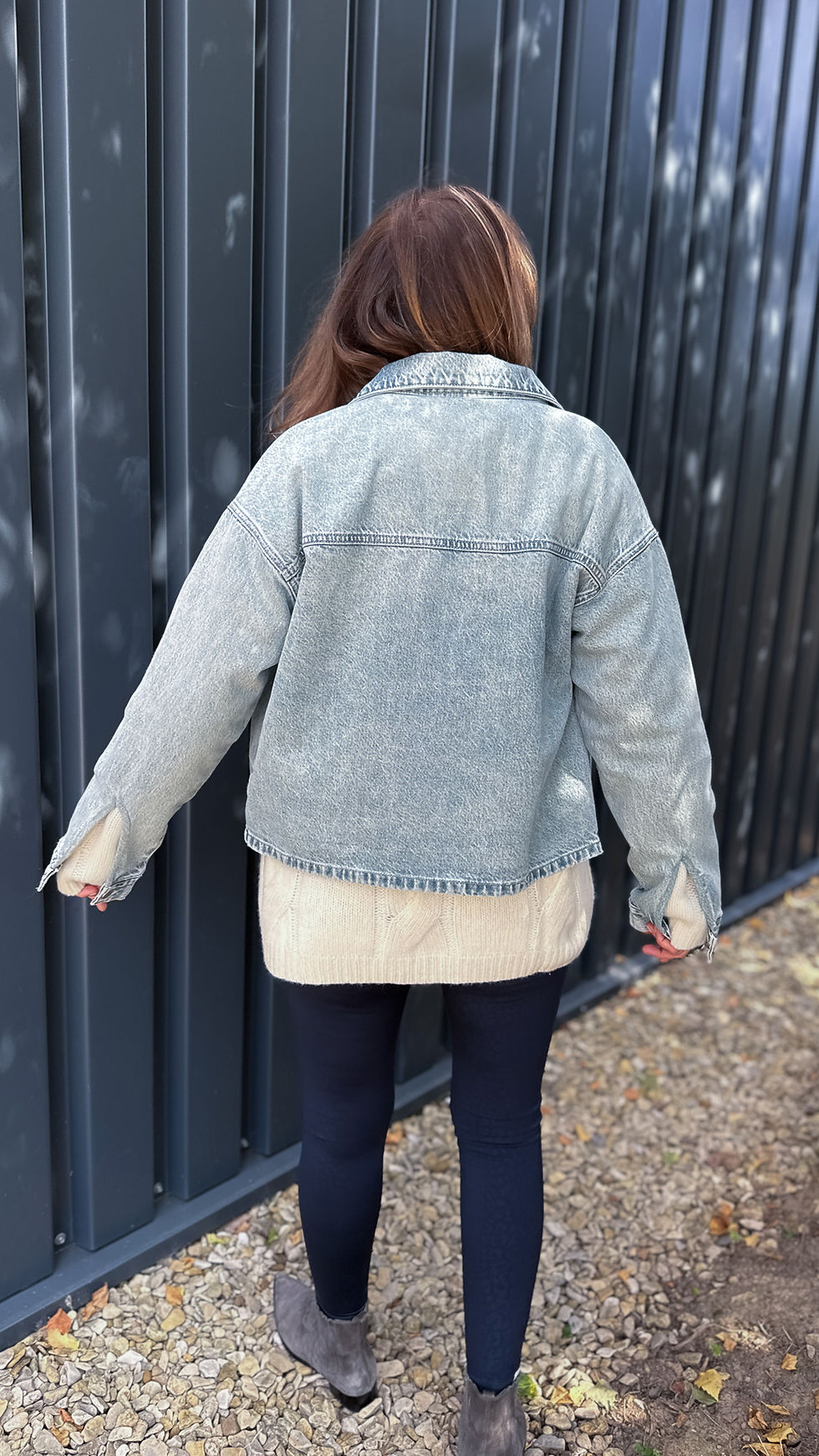Miniaturbild: Jeansjacke // MALEA - light blue dirty wash