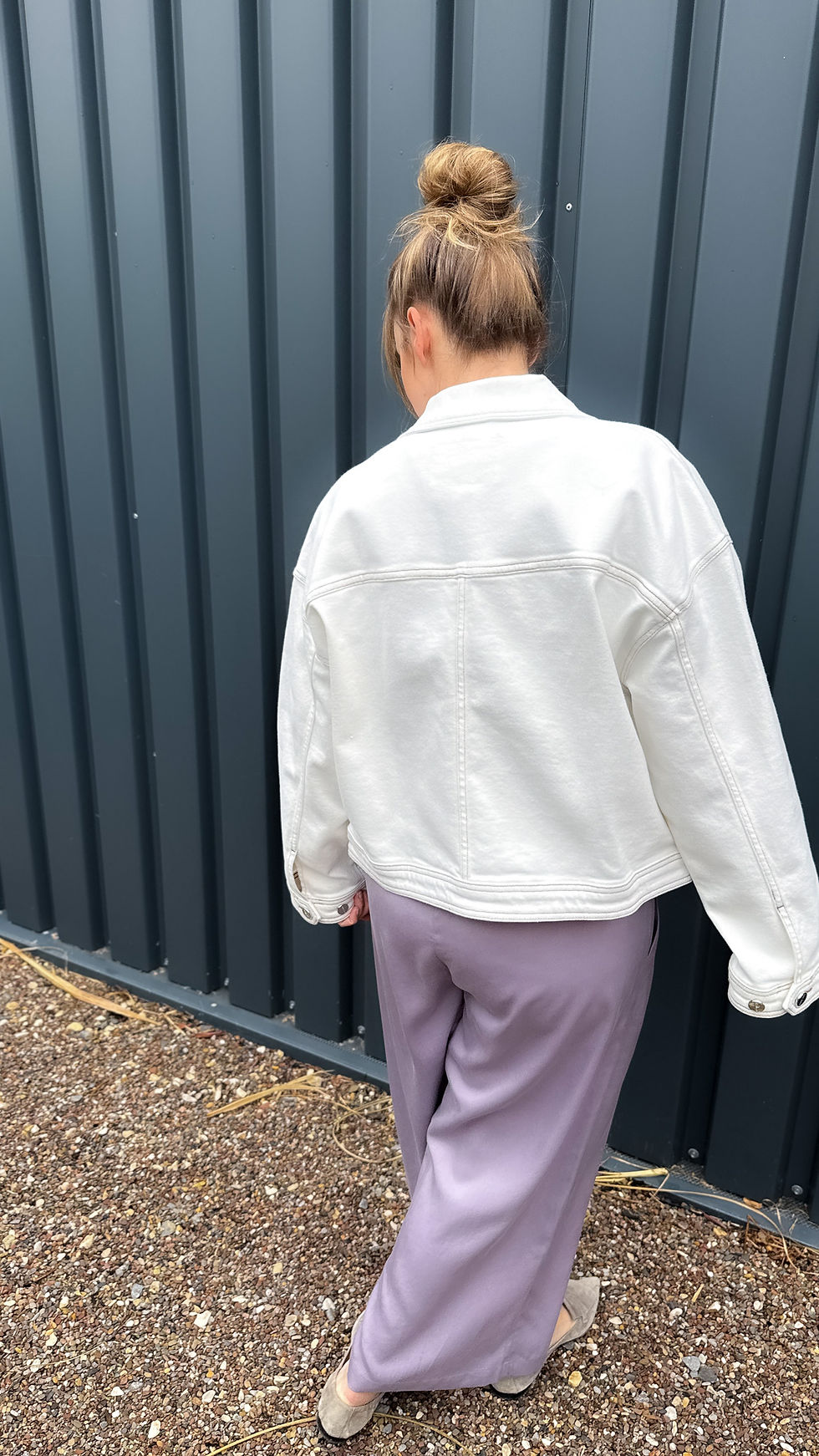 Miniaturbild: Jeansjacke // OVERSIZE - off-white