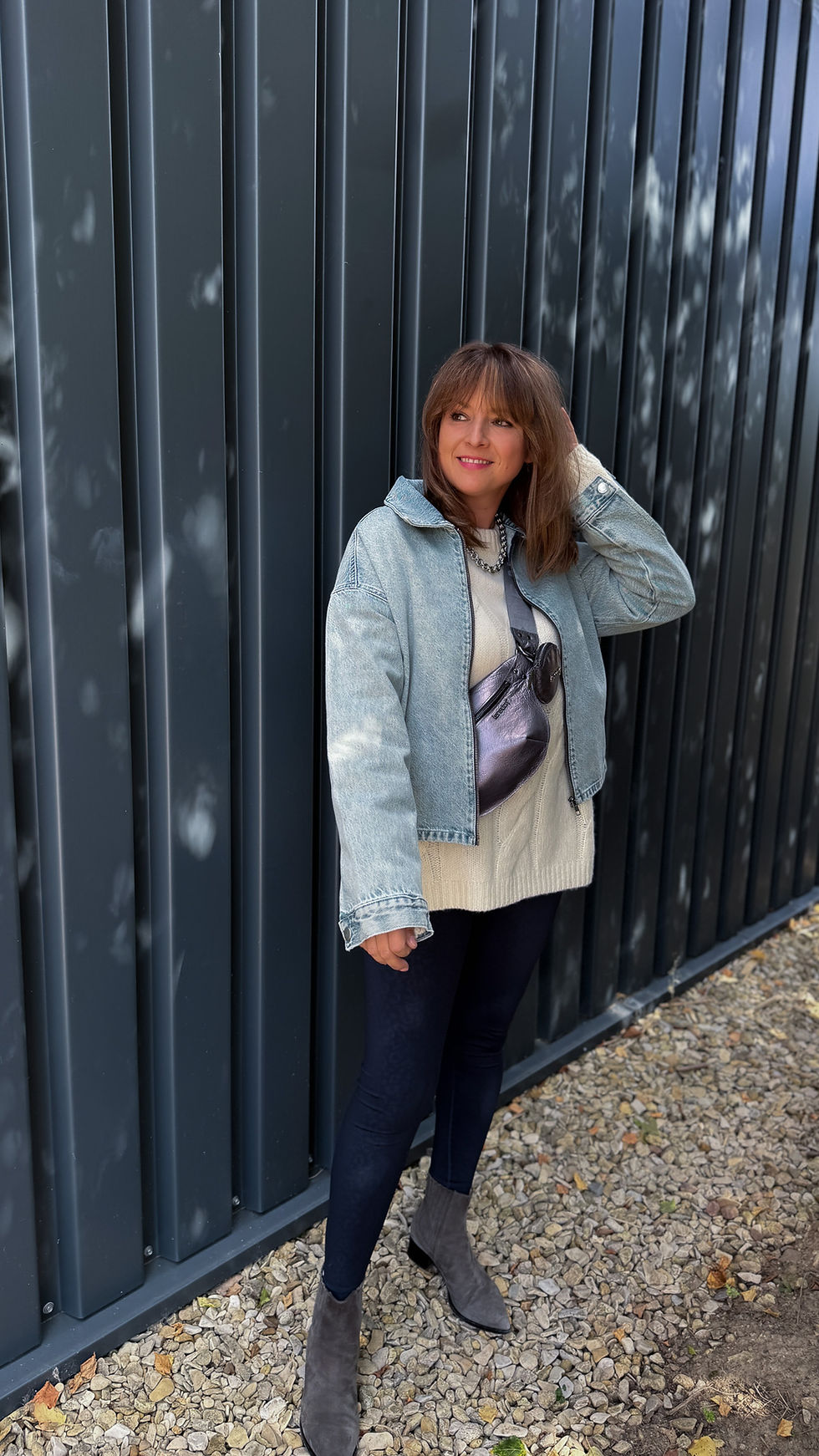 Miniaturbild: Jeansjacke // MALEA - light blue dirty wash