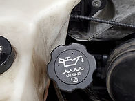 Oil cap on engine block