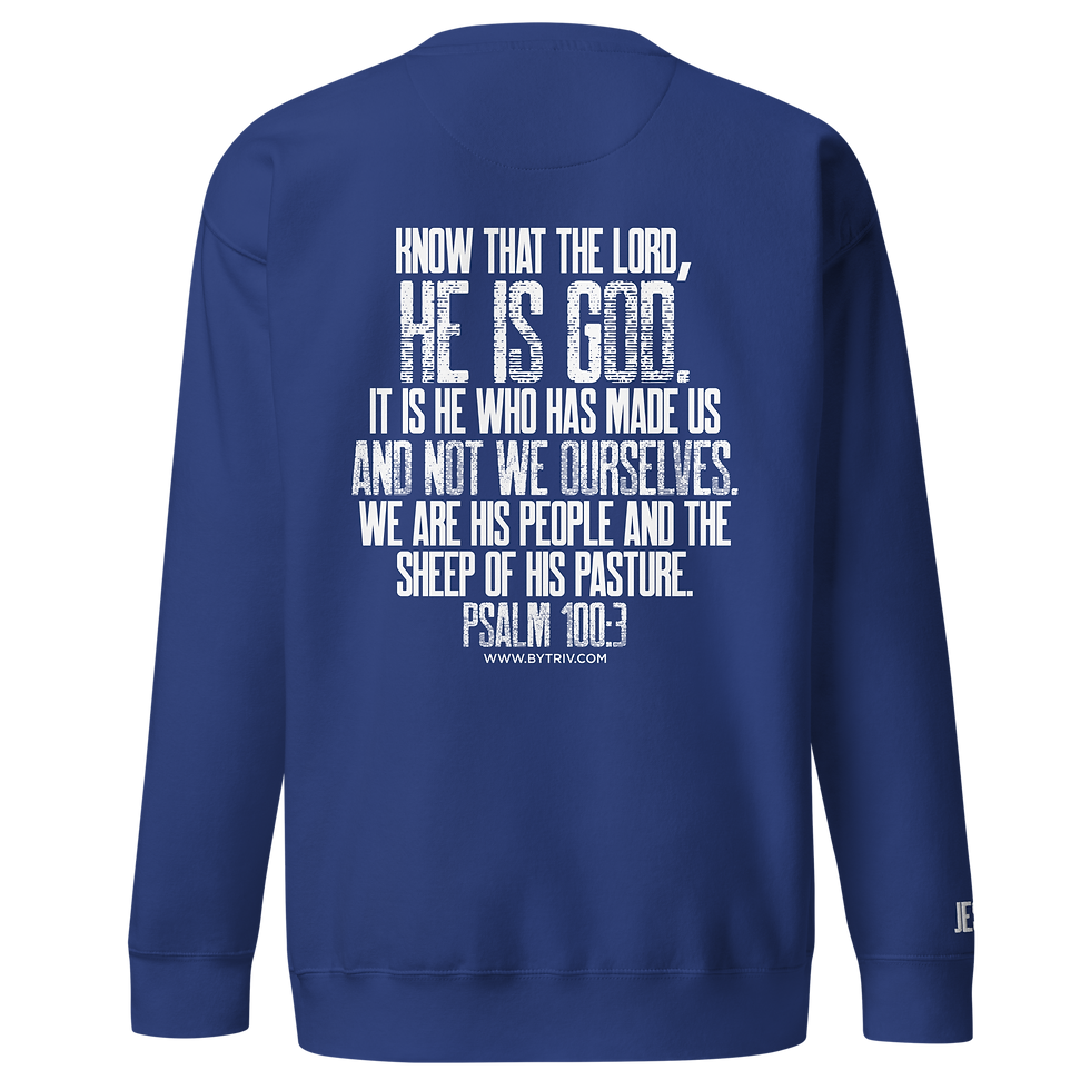 Thumbnail: He is God Sweatshirt