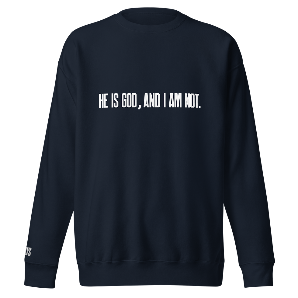 Thumbnail: He is God Sweatshirt