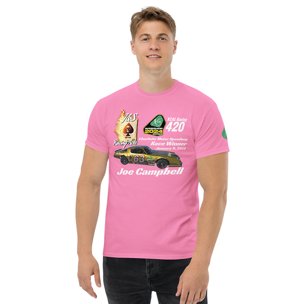 Thumbnail: Joe Campbell XCAL Racing 420 Winner Men's classic tee