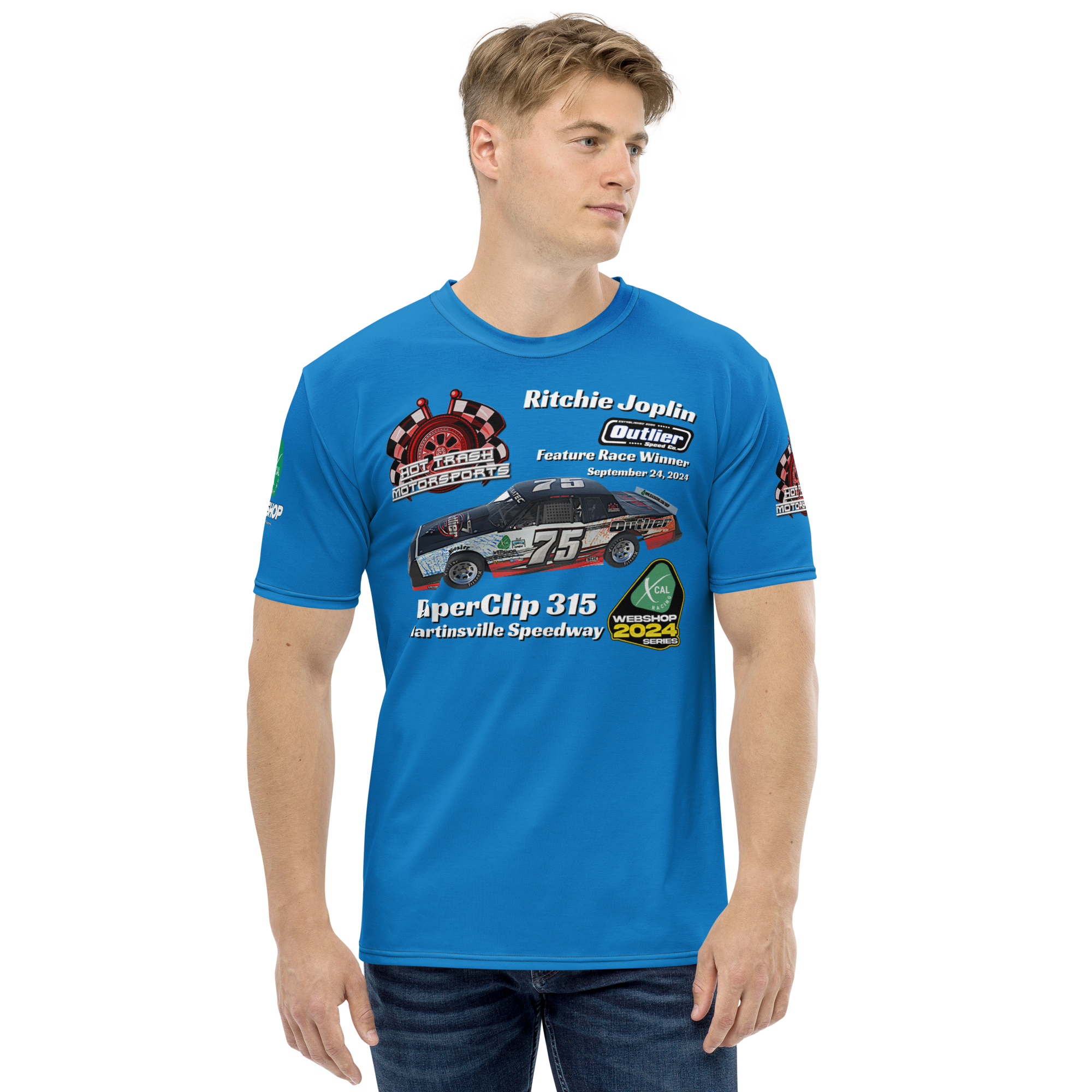 Ritchie Joplin Martinsville Win Men's t-shirt in Blue
