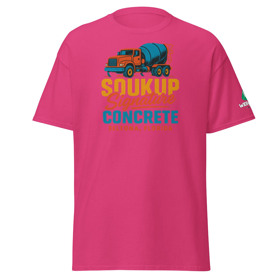 Thumbnail: Soukup Signature Concrete Tropical Unisexy classic tee