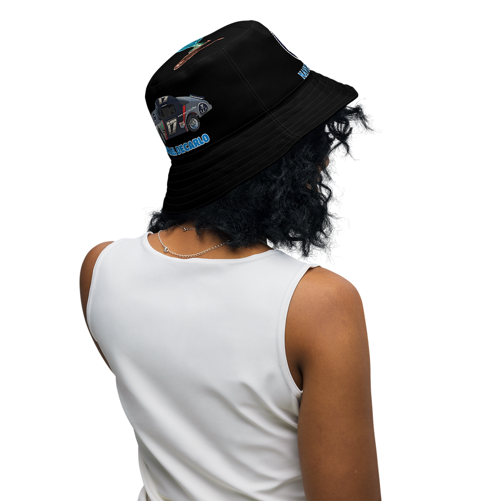 Thumbnail: Michael DeCarlo NavyJoe.coffee Reversible Bucket Hat (MIDNIGHT OCEAN)