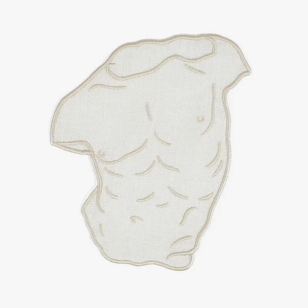 Thumbnail: Greek Sculpture Linen Cocktail Napkins