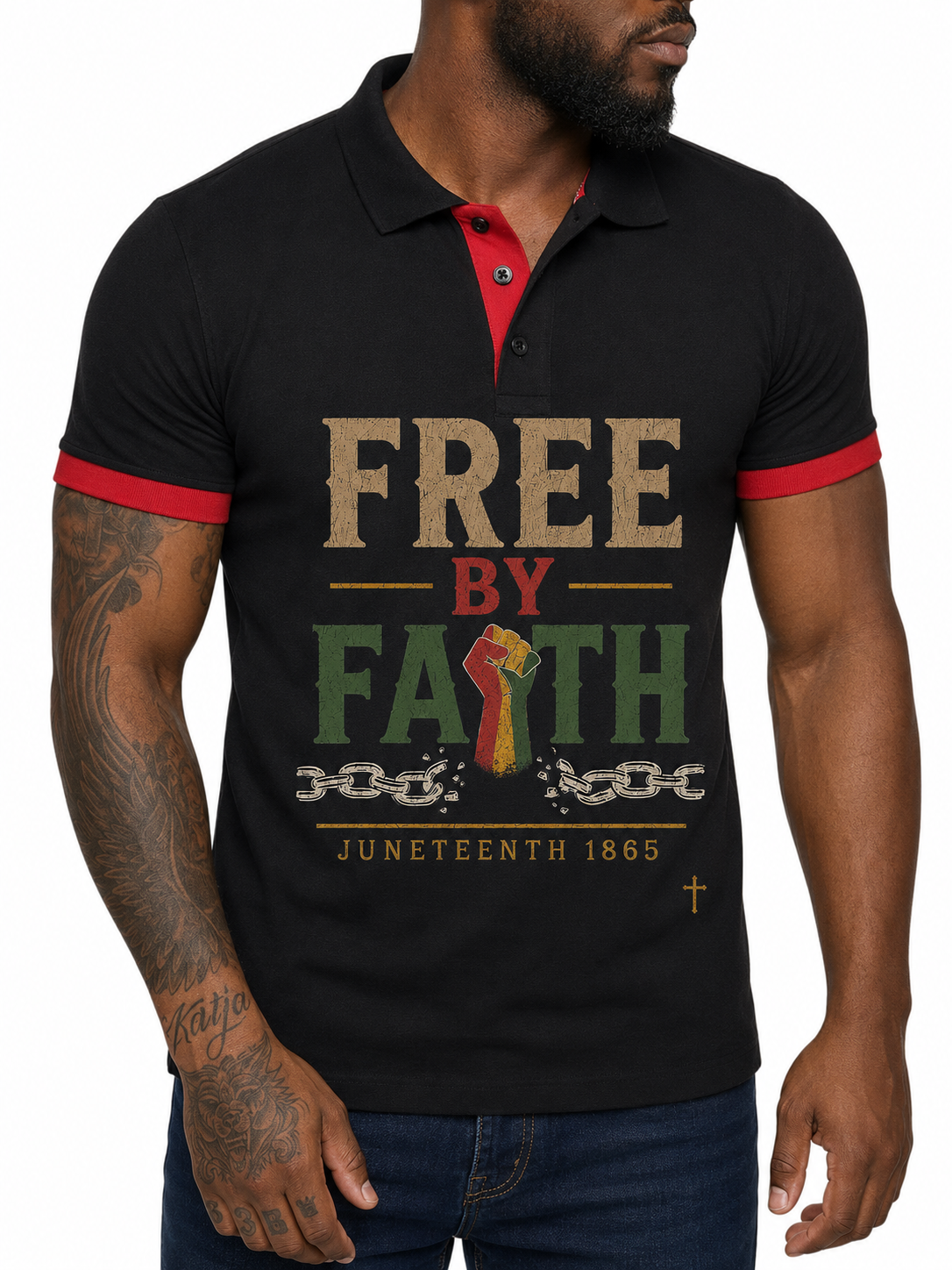 Free by Faith Male T-Shirt