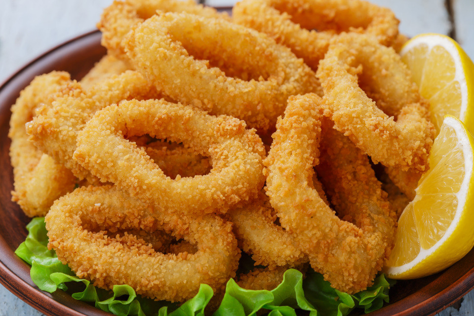 Breading Squid Rings / Breaded Calamari Rings Manufacturer & Supplier in Dubai , UAE - Sidco Foods Trading LLC (www.sidcofoodsllc.com)