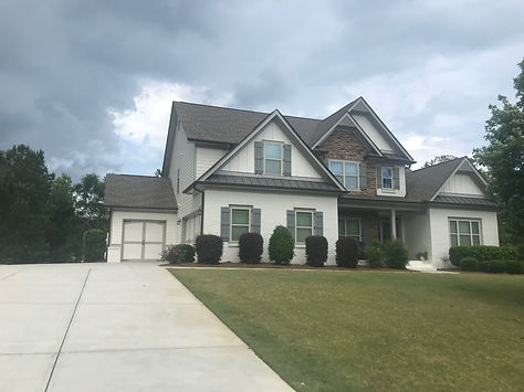 A finsihed exterior painting job.