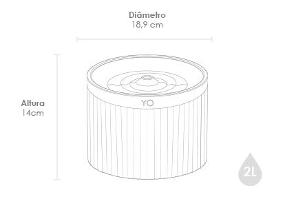 Miniatura: Fonte de Água Yo Woolie 2L