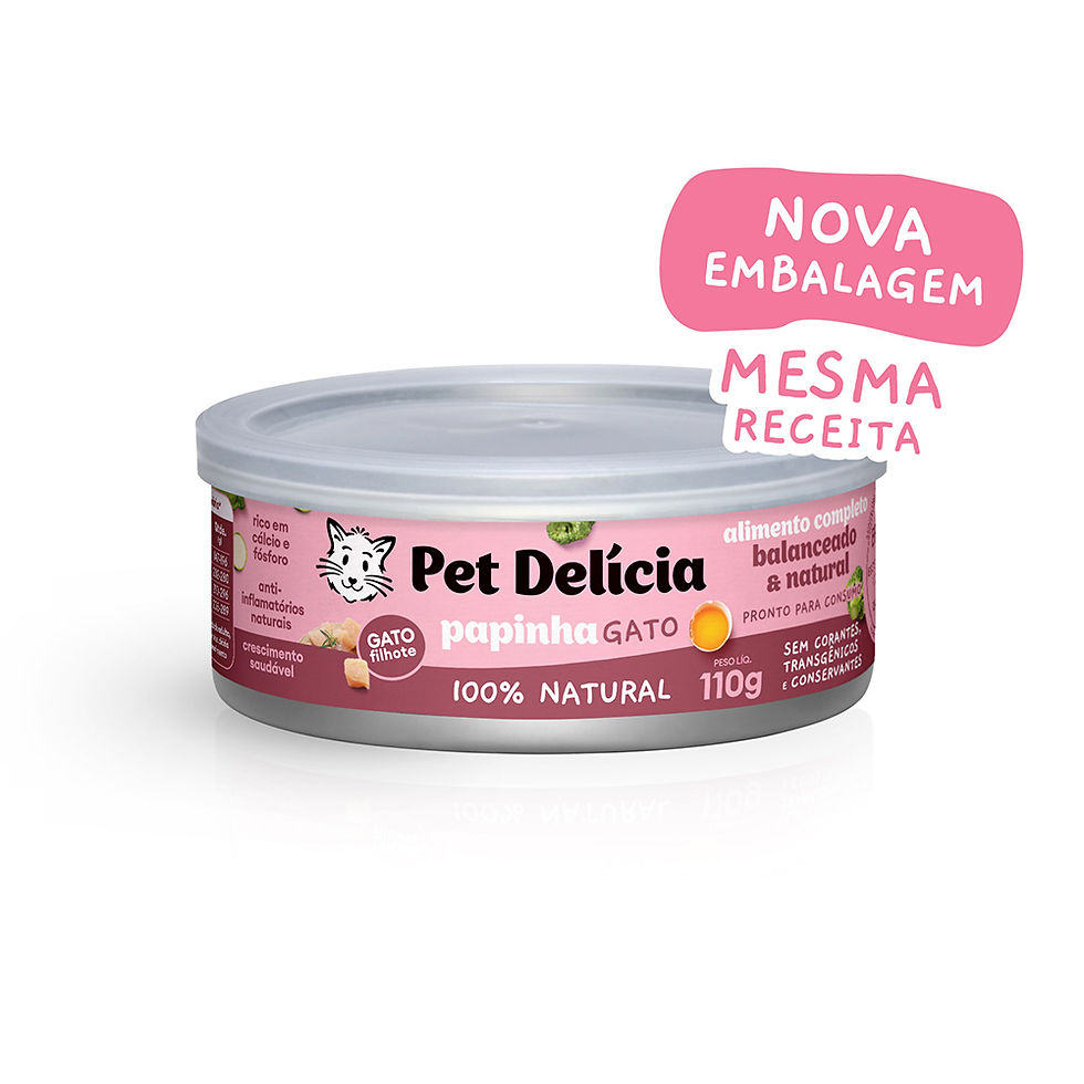 Alimento Úmido Pet Delícia Papinha de Frango 110g