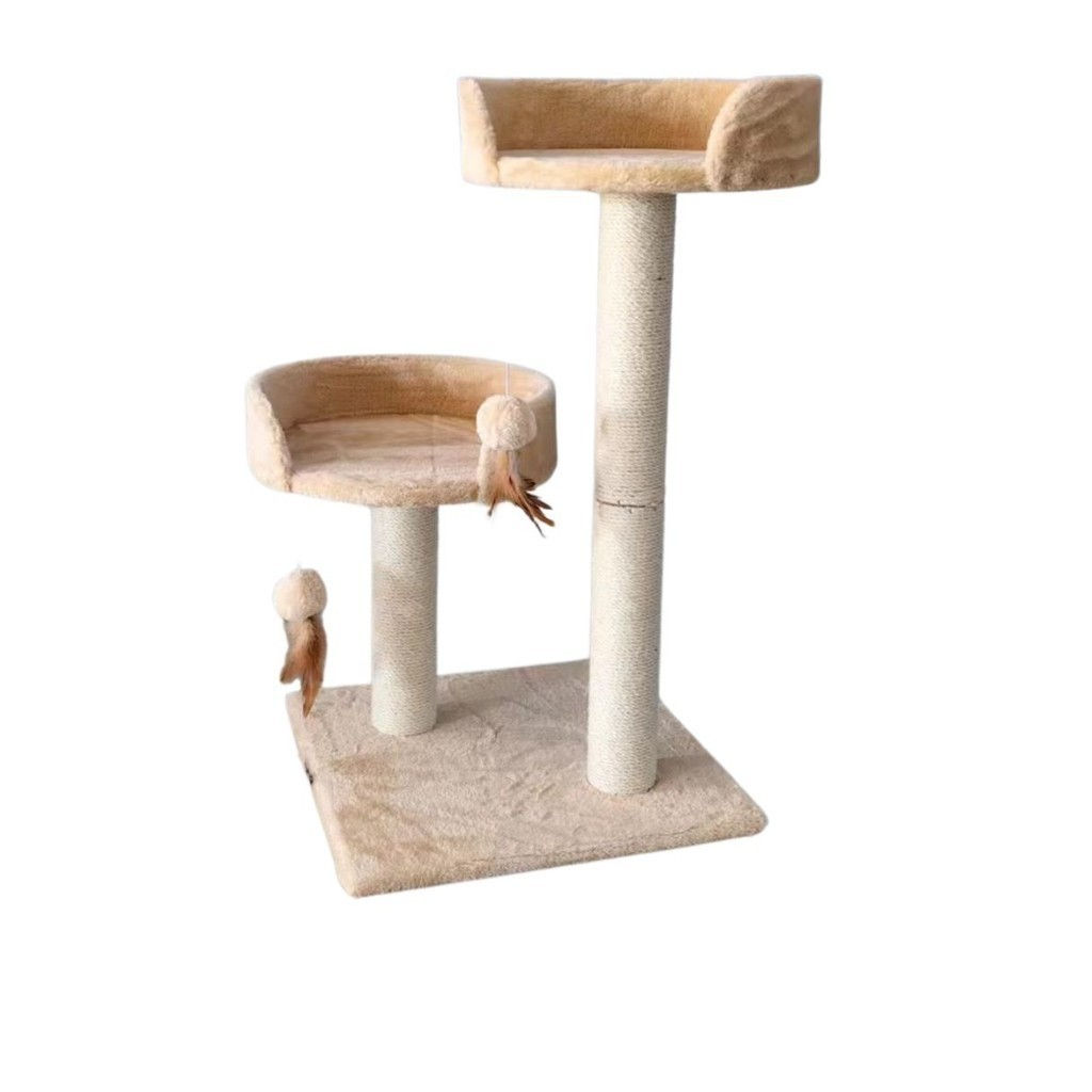 Arranhador de Sisal com 2 caminhas