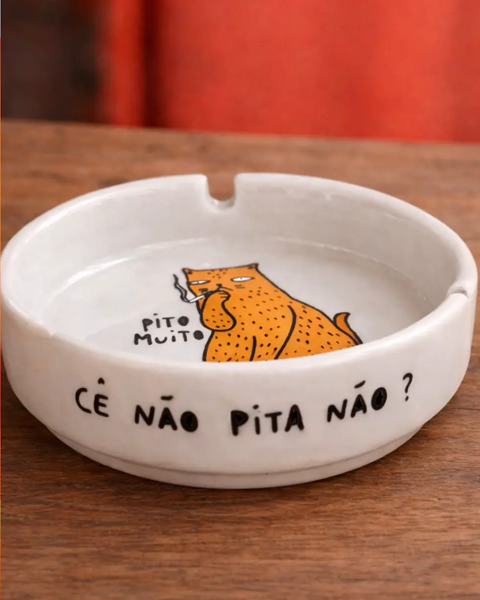 Miniatura: Cinzeiro Pito Muito Gato Diego