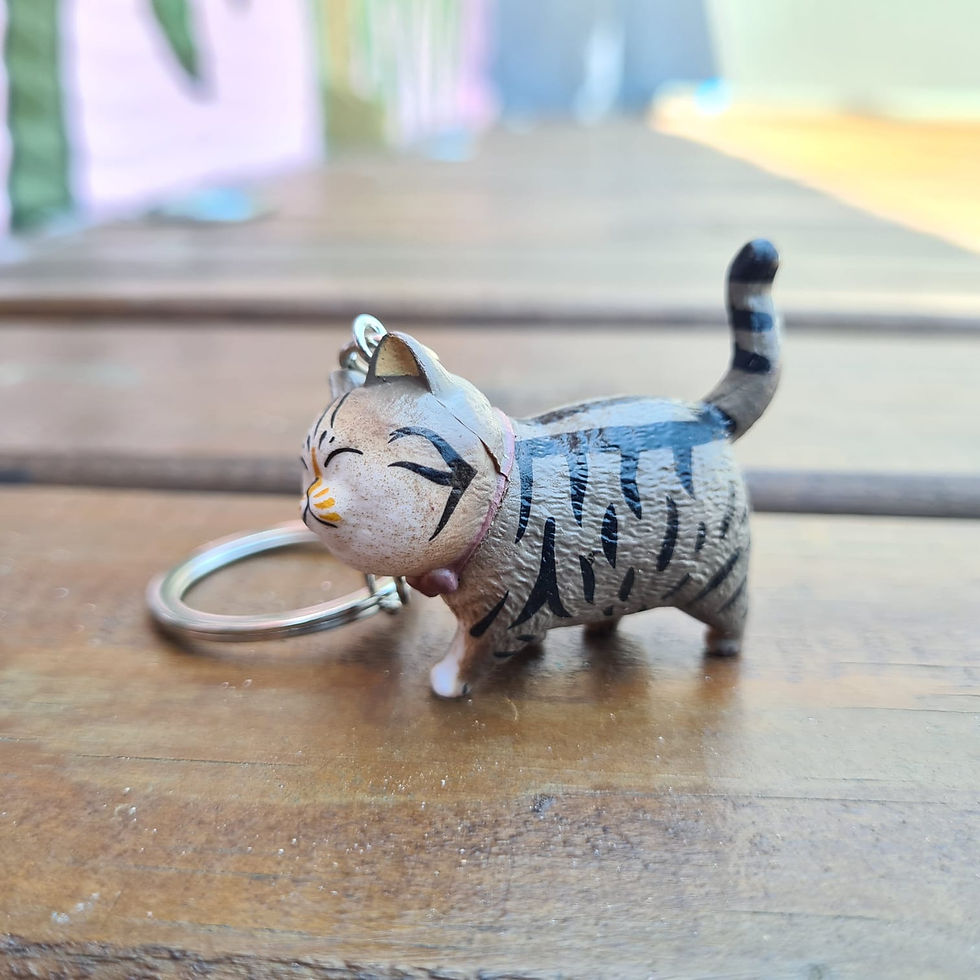 Miniatura: Chaveiro - Gatinho Malhado