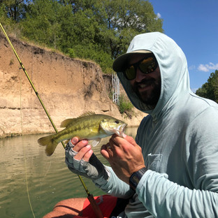 Bass on the Fly in Texas
