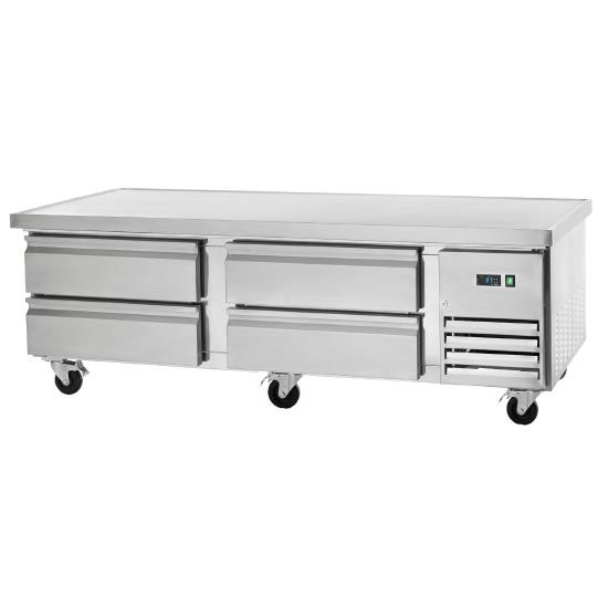 Arctic Air Model ARCB72 Refrigerated Chef Base – Four Drawer 72″