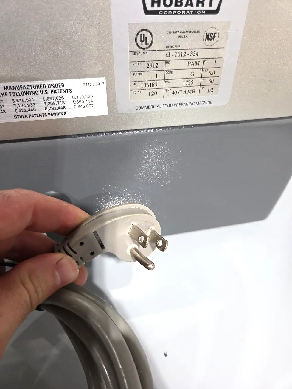 Thumbnail: Late Model HOBART 2912 Slicer 12" Automatic or Manual W/ Sharpener