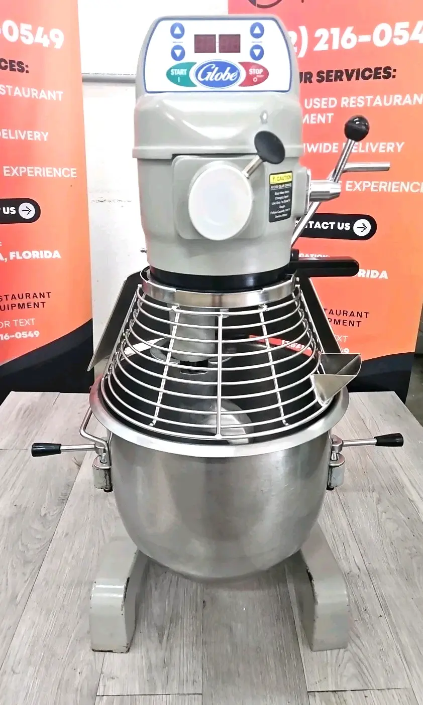 Thumbnail: 2021 GLOBE 20 Quart Mixer SP20 W/ Hook + Bowl - 1 Phase - 1/2HP