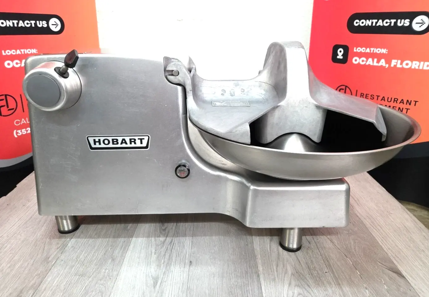 MINT HOBART 84186 18" BUFFALO CHOPPER - 15LB Capacity- 1PH/115V/1HP