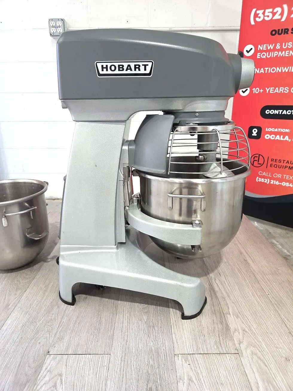 Thumbnail: HOBART HL200 20 Quart Mixer With HOOK+2 BOWLS - 1/2 HP