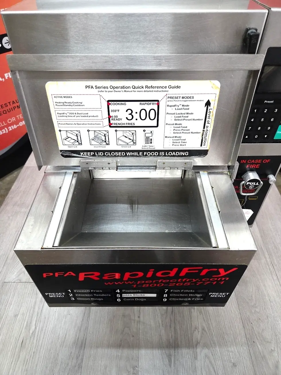 Thumbnail: Perfect Fry PFA7200 Ventless Automatic Autofry Deep Fryer with New Element!