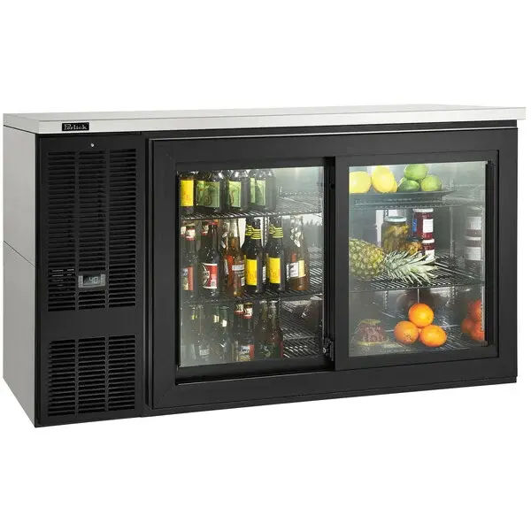 Perlick 60" Sliding Door Back Bar Refrigerator