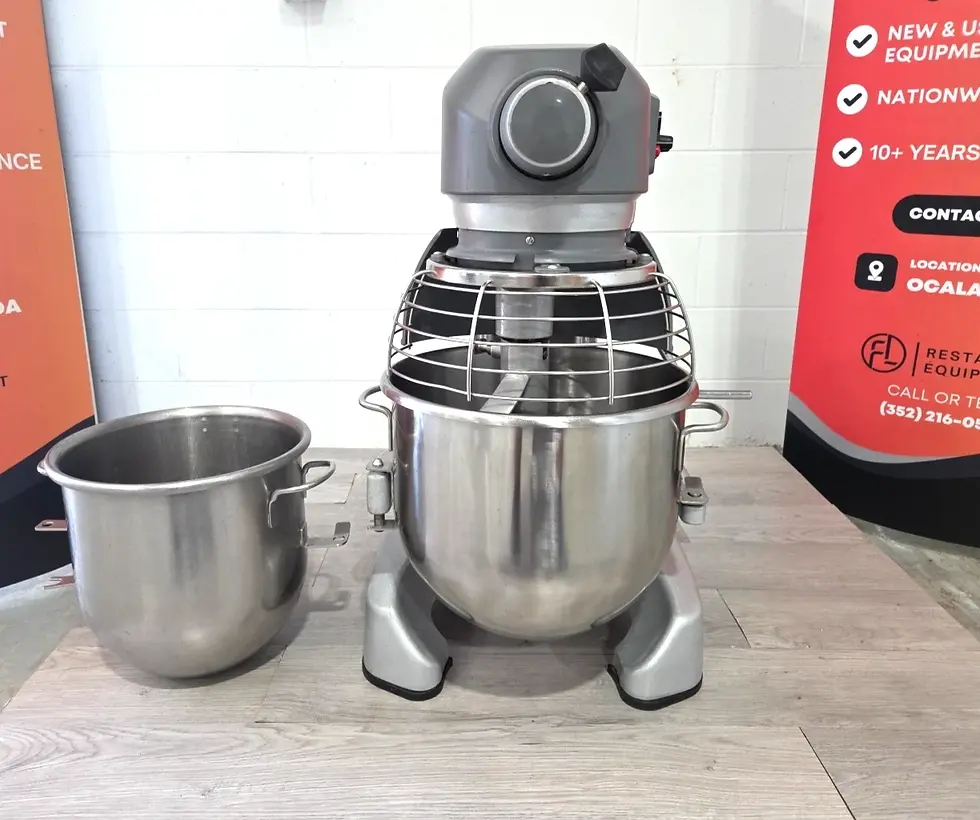 Thumbnail: HOBART HL200 20 Quart Mixer With HOOK+2 BOWLS - 1/2 HP