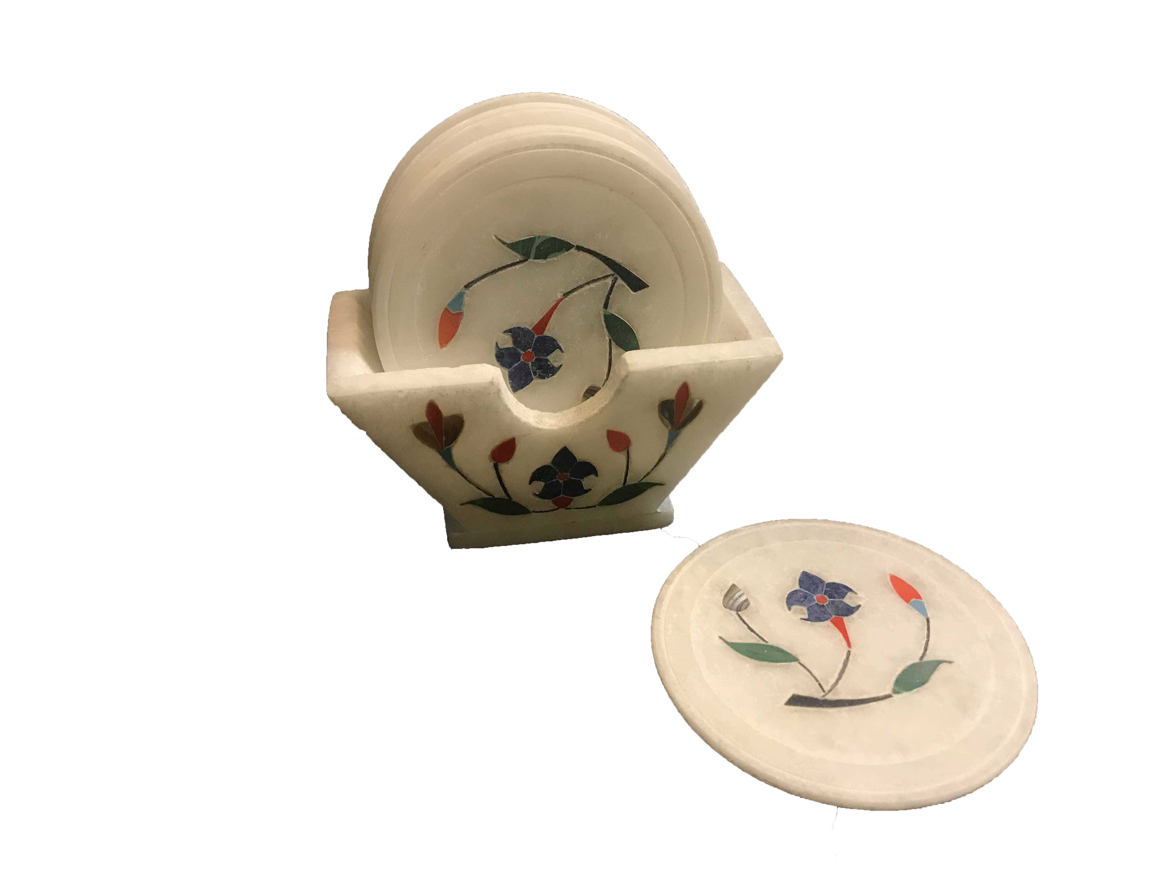 White Marble Coasters