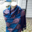 Thumbnail: Navy blue "flowers" Shawl