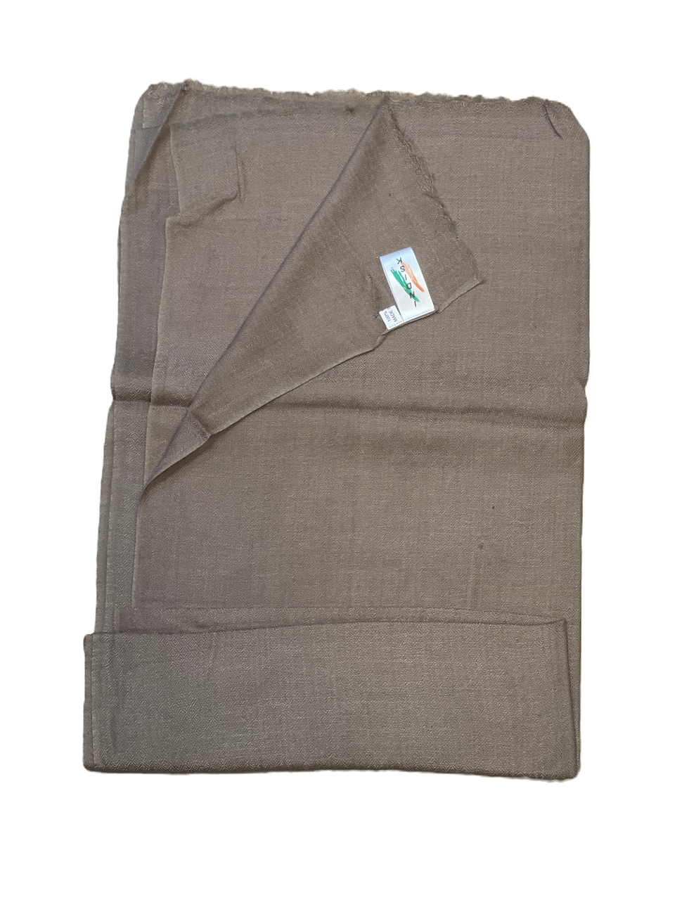 Miniatyrbilde: Grey-lightbrown Soft Wool Scarf