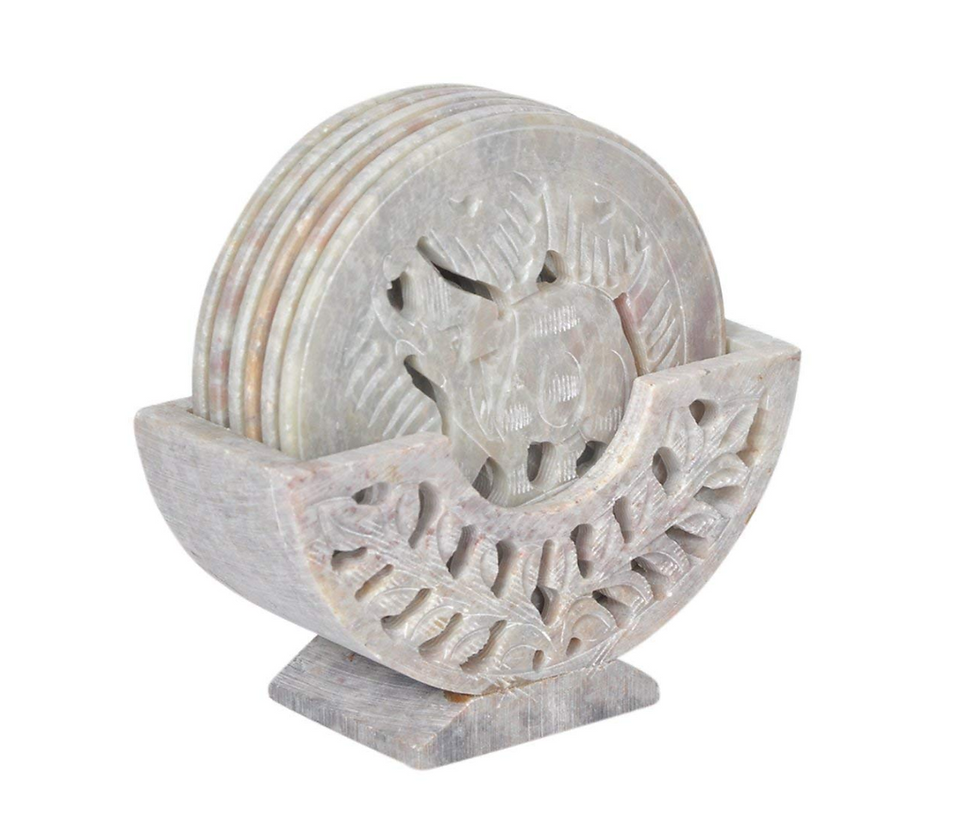 Miniatyrbilde: Drikke coaster i stein