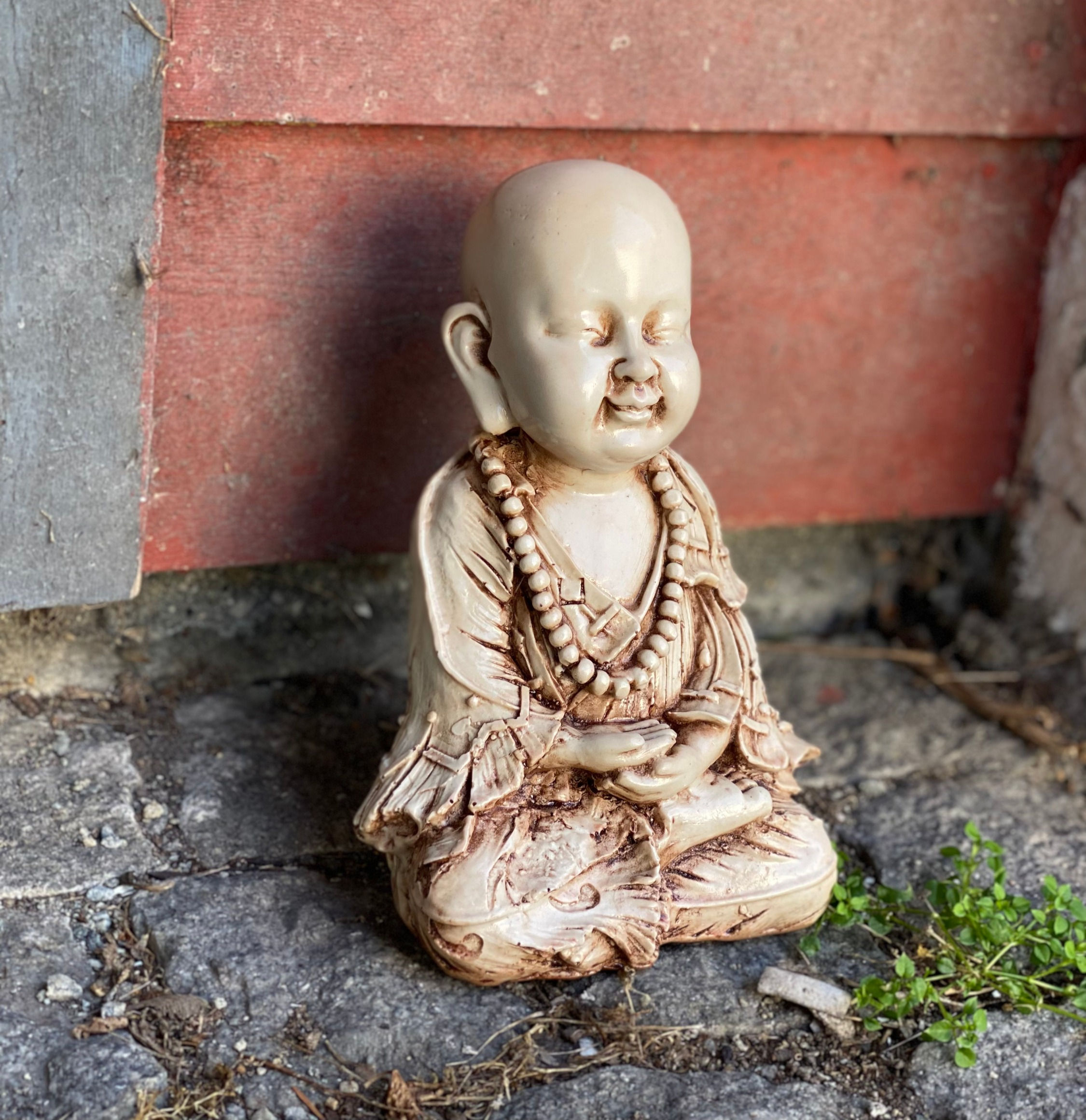 Laughing Buddha i Meditasjon