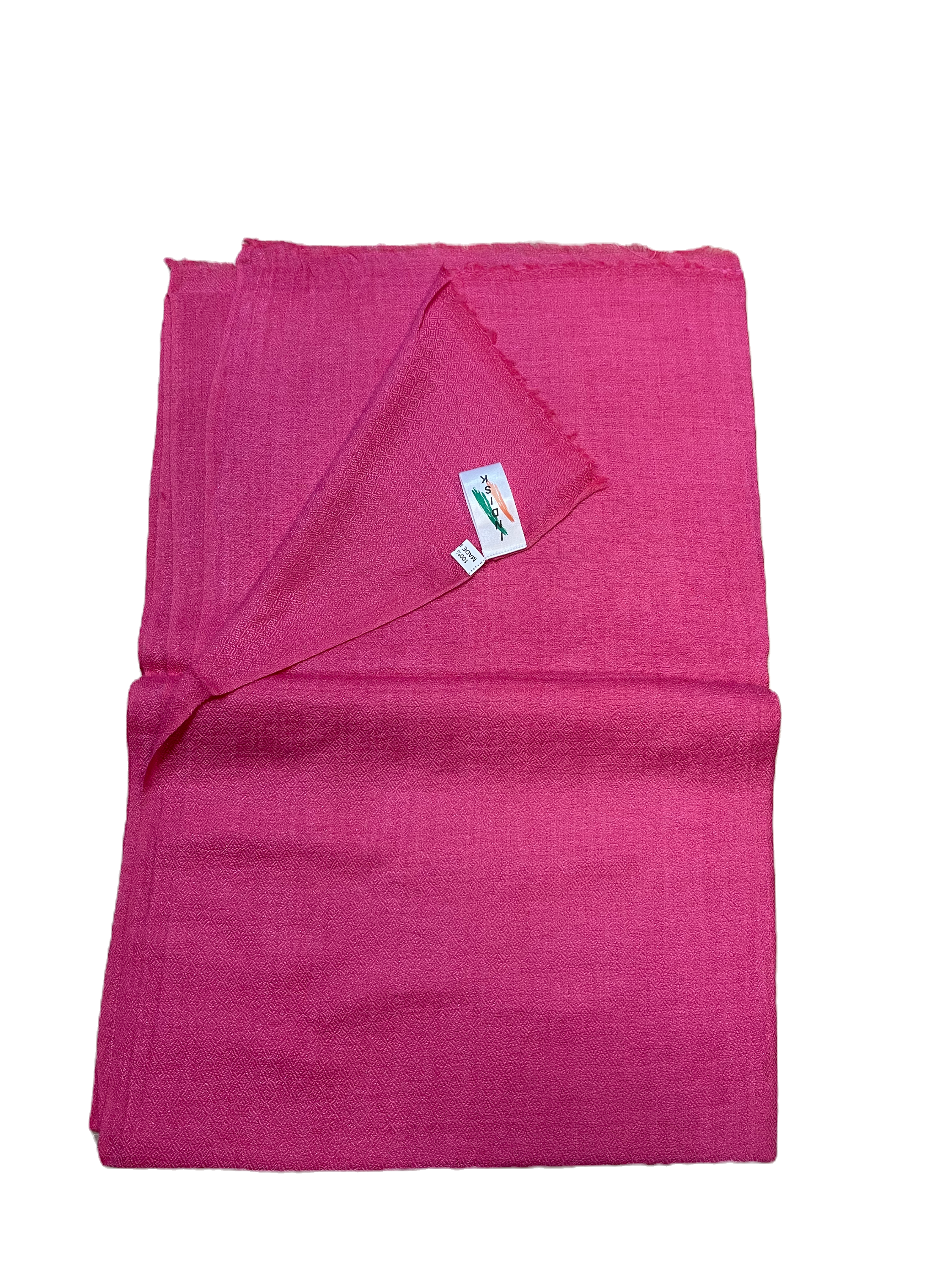 Bright Pink Soft Wool Scarf
