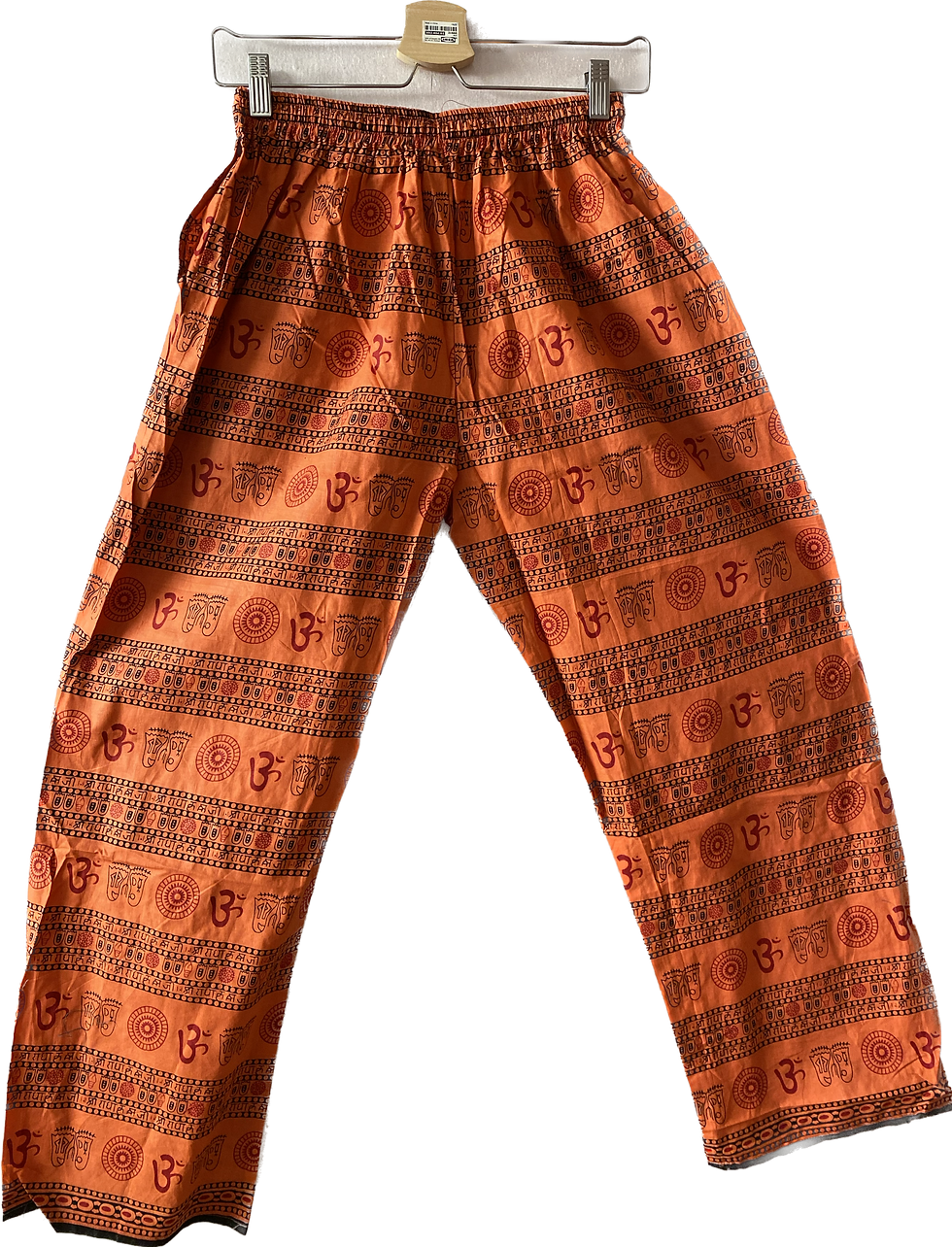 Thumbnail: Orange Cotton Print Pants