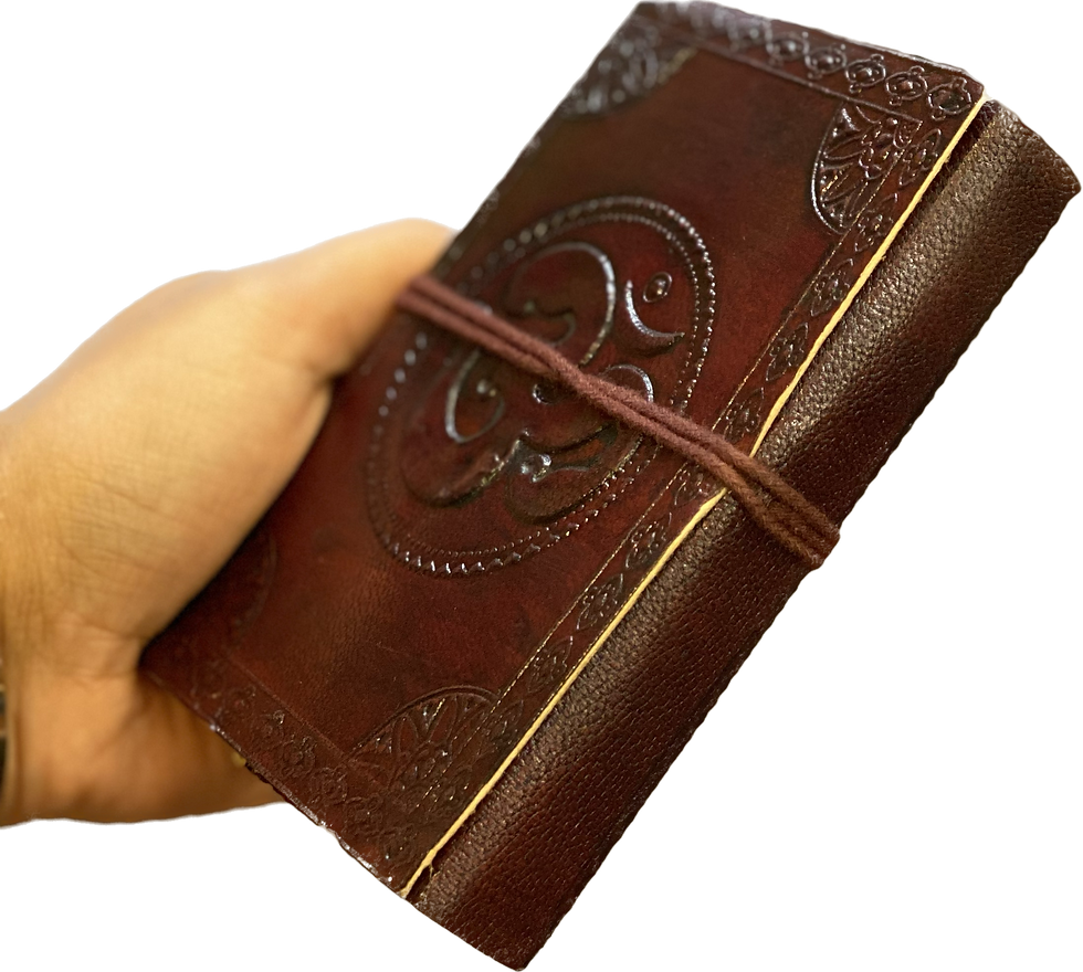 Thumbnail: Leather Diary "Om"