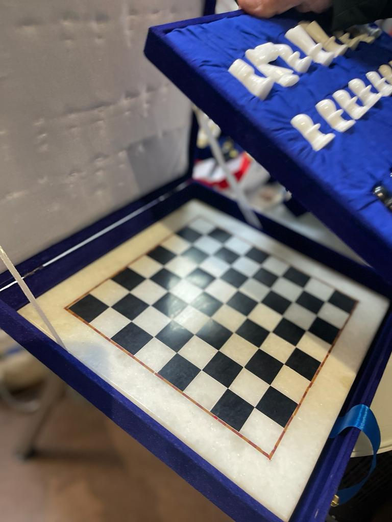 Miniatyrbilde: Marmor sjakksett