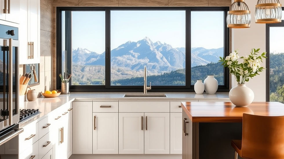 Horizontal picture of a remodeled kitchen with a mountain view.jpg