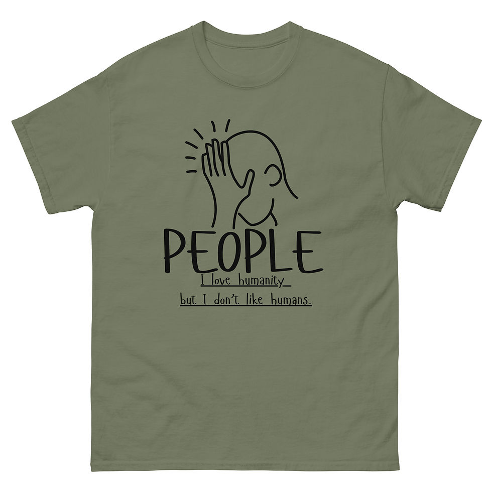 Thumbnail: People S, M & L size Unisex classic tee