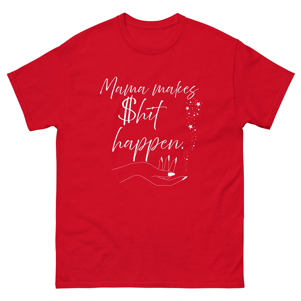 Thumbnail: Mama makes $ happen. Classic tee. 2x-5x