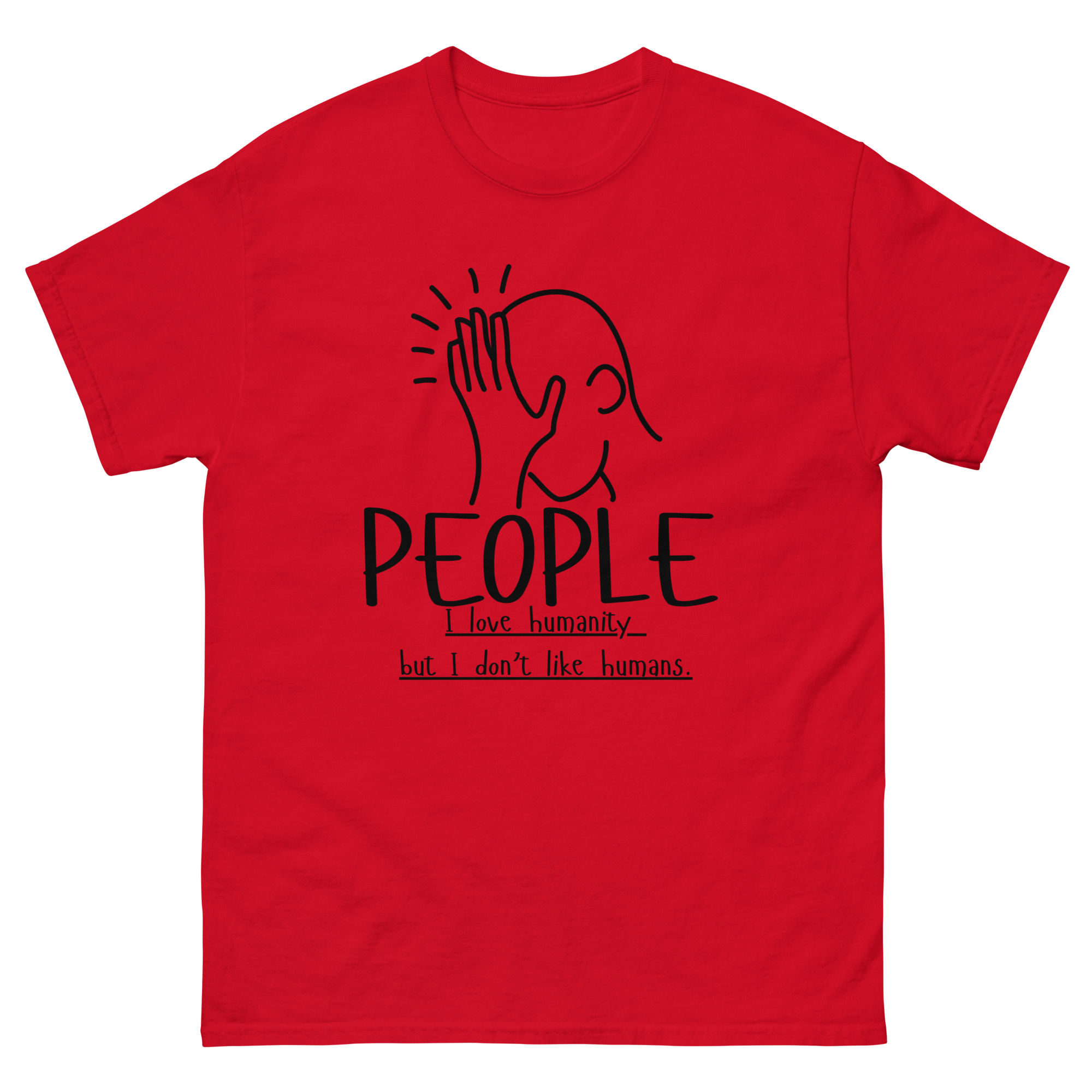 People S, M & L size Unisex classic tee