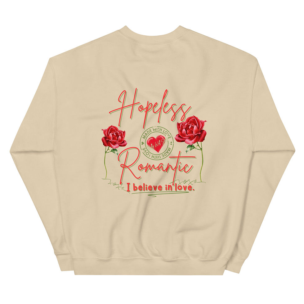 Thumbnail: Hopeless Romantic Unisex Sweatshirt