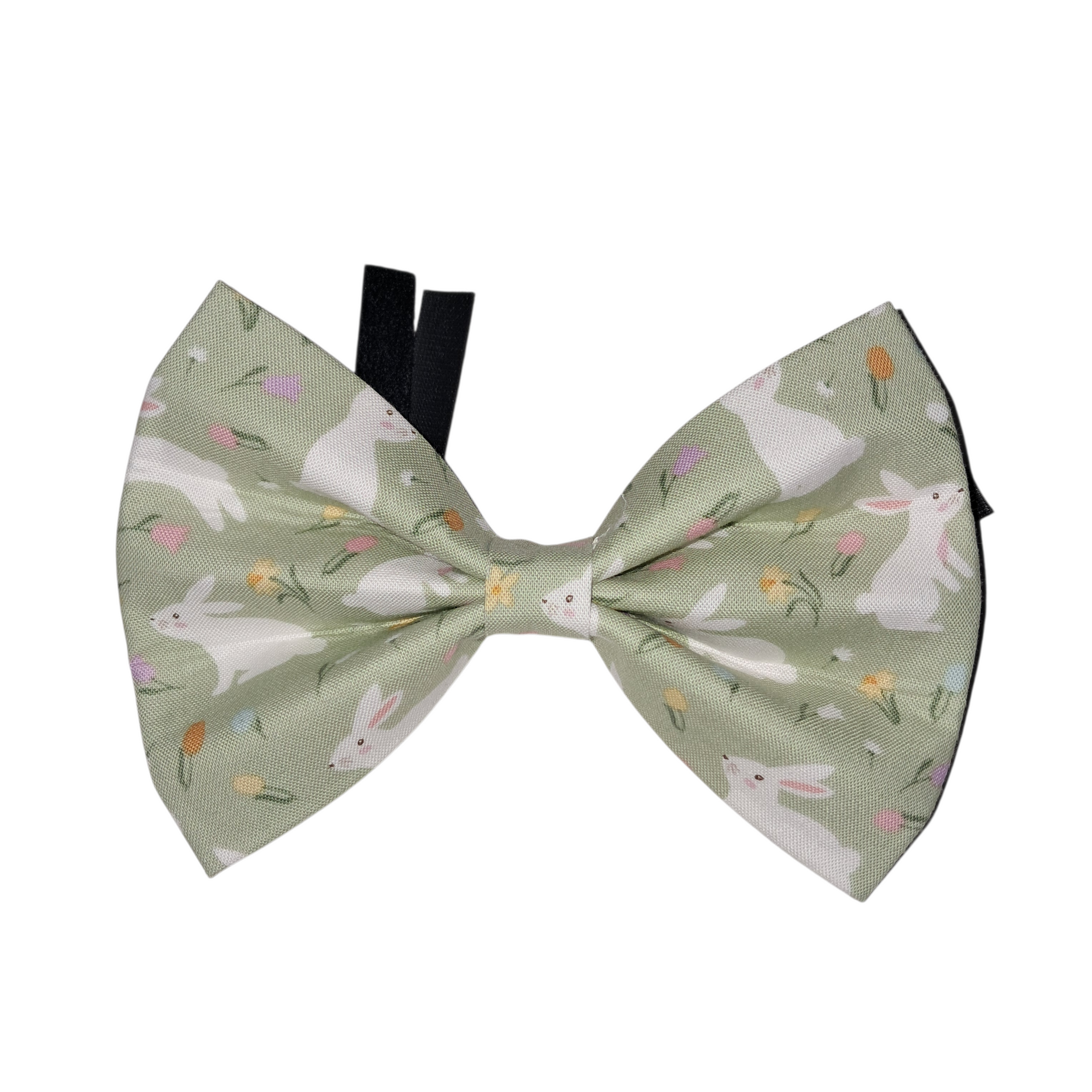 green bunny bow