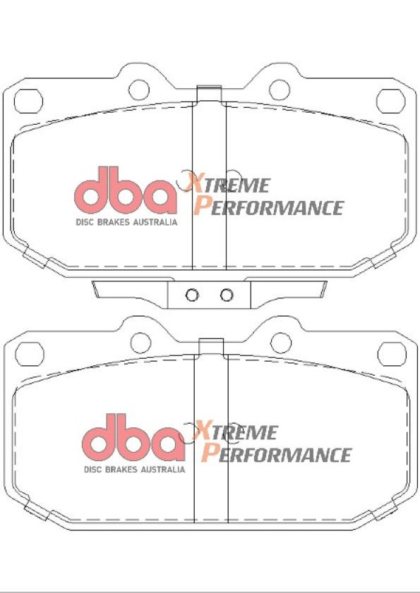 Thumbnail: DBA Xtreme Performance Brake Pads 3000GT / Stealth / GTO
