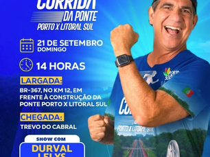 Corrida na Bahia terá show de encerramento com Durval Lelys