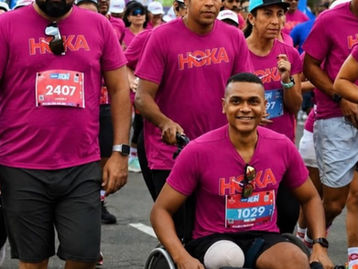 Um ano após perder a perna em atropelamento, Emerson Pinheiro conquista primeira vitória como atleta PCD na Corrida Hoka