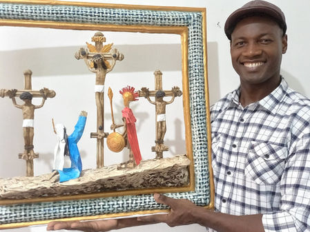 Artista Visual Samuel Cruz estreia exposição “Santos E Orixás: Divindades Em Papel