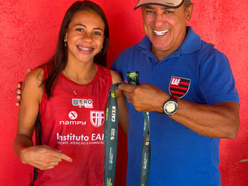 Ferreirinha celebra conquistas da EAF Jaguarari no Troféu Brasil e destaca tricampeonato de Núbia de Oliveira