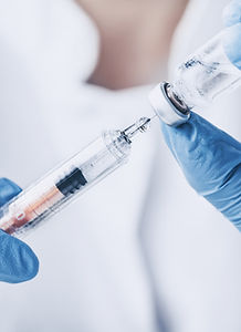 Syringe and vaccine vial