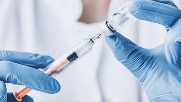 Syringe and vaccine vial